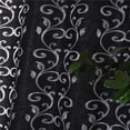 thumbnail image 3 of Cortina de Gasa de Ventana Baoblaze 100x200cm negro, 3 of 5
