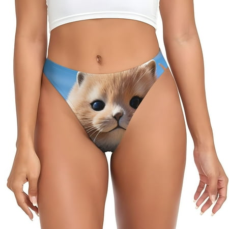 Sigee Cute Guinea Pig Sea for Women s G-String Panty  Low Rise  Soft Lace Perfect for Everyday Wear or Special Occasions-3X-Large