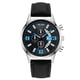thumbnail image 1 of Reloj de cuarzo para hombre, relojes para hombre YOLAKO Reloj analógico de acero inoxidable con correa de cuero y cuarzo de moda informal para hombre, 1 of 3