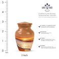 thumbnail image 2 of SUBSH Beach Urn - Small Urns for Human Ashes - Urns for Human Ashes Adult Male Dad - Burial Urns for Adult Human Ashes - Cremation Urns for Burial - Funeral Urn Ashes (3 inch Pack of 2), 2 of 2