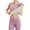 Purple, variant on GJSYRH De Rong Women's Thermal Underwear Top Winter Lined Cationic Heat Tech Base Layer Cozy Comfort Wear