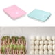 thumbnail image 2 of Methold 3 unids/set elegantes contenedores de almacenamiento de alimentos Dumplings caja para el frigorífico fresca y organizada Termómetros de acuario sakura rosa 1 capa y 1 funda, 2 of 6