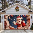 thumbnail image 7 of YWIYIUD 1PCS Christmas Garage Door Decorations Merry Christmas decorations Xmas Garage Door Cover, Happy NewYear Hanging Banner for Home,Outdoor,Indoor,Party 8x7 FT, 7 of 7