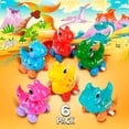 thumbnail image 2 of Kicko Smiley Face Disc Shooters - Pack of 12 - Assorted Colors, 1.75 Inch Shooter, 2 x 4 Inch Plastic Funny Face Disc Shooter - for Kids, Party Favors, Bag Stuffers, Toy, 2 of 6
