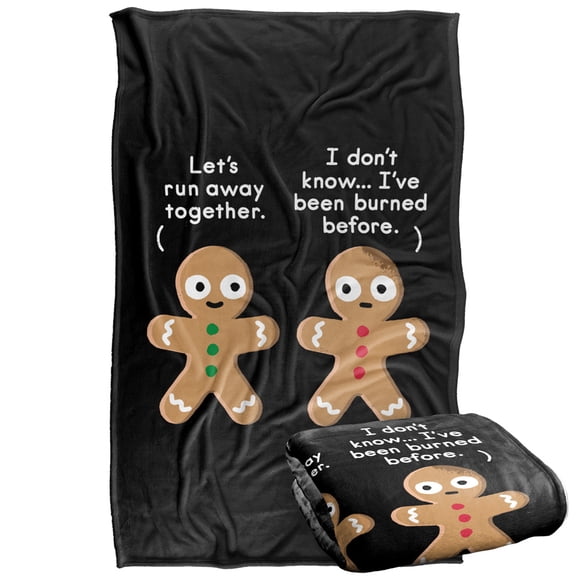 bCreative - David Olenick Blanket, 36'x58' Smart Cookie Silky Touch Super Soft Throw Blanket