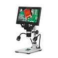 thumbnail image 1 of G1200 Digital Microscope 7 Inch Large Color Screen Base LCD Display 12MP 1-1200X Magnifier With Stand and Two Fill Lights, 1 of 6