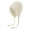 Beige, variant on Ladies Hat Auutmn Winter Beanie Warm Japanese Knit Hat Pile Cap Windproof Thick Ear Protection Tie Pullover Gorro Bonnet