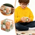 thumbnail image 2 of Large Labyrinth 3D Puzzle Maze Cube Maze Magic Cube and Maze Ball Brain Training Puzzle for Stress Relief and Logic Development (1 Pcs), 2 of 7