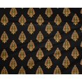thumbnail image 4 of oneOone Polyester Lycra Black Fabric Leaves & Floral Block Sewing Craft Projects Fabric Prints By Yard 56 Inch Wide, 4 of 4