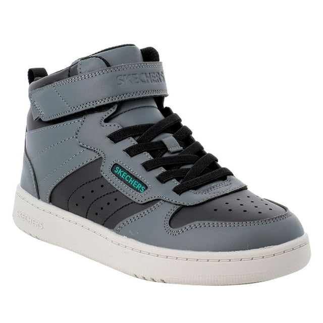 Tenis Skechers Quick Street Rapid para Niños 17 A 22. 405636LCCBK gris 22