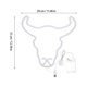 thumbnail image 4 of BRIGHTFUFU Luz de neón de la cabeza de toro CELIDO DE NEON BULL USB/Lámpara de neón LED alimentada por la batería para decoración de la pared, 4 of 8