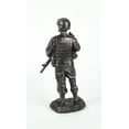 thumbnail image 4 of Soldat Militaire Vétéran Prêt à la Bataille Hommage / Statue Commémorative de 10 Pouces de Hauteur, 4 of 4