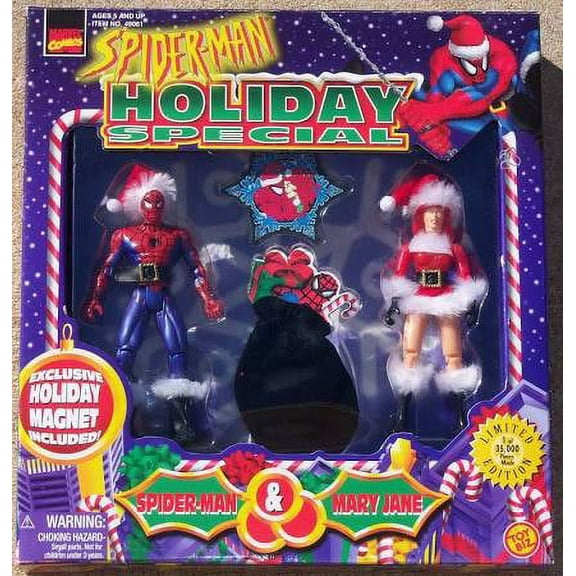 Marvel Spider-Man Holiday Special w/Mary Jane Action Figure Box Set
