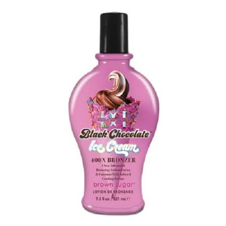Double Dark Black Chocolate Ice Cream 400X Bronzer 7.5oz