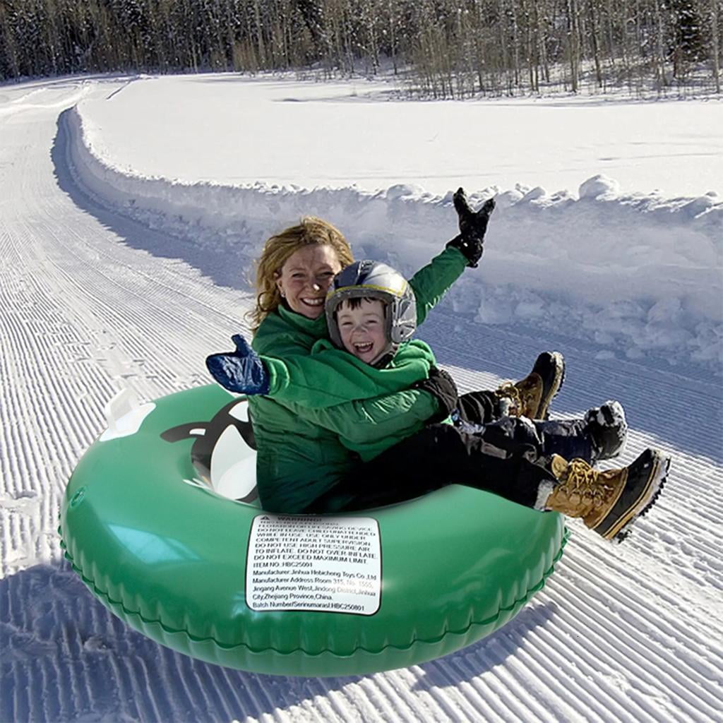 Osdhezcn Compacts Foldable Inflatable Sleds Durability For Traveler And Snow Enthusiasts