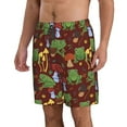 thumbnail image 2 of Naloa Frogs and Mushrooms Men's Beach Shorts, Surfing shorts, Swim trunks, Quick Dry Swim Trunks for Surfing Beach Fun - X-Large, 2 of 9