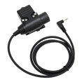 thumbnail image 5 of Auriculares para casco de motocicleta, auriculares unilaterales con PTT U94 para MOTOROLA T5428 6200C T80, Walkie Talkies de 2,5mm, color negro, 5 of 5