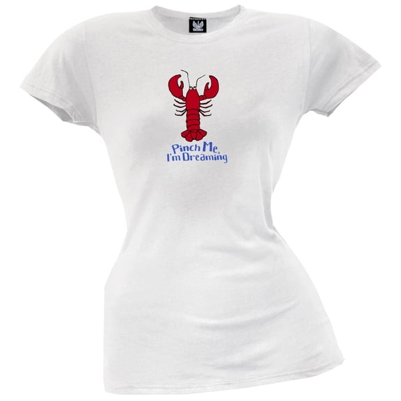Lobster Pinch Me I'm Dreaming Women's Pajama T-Shirt - Small