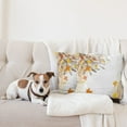thumbnail image 4 of Ambesonne Forest Throw Pillow Cover 2 Pack, Maple Leaves in Autumn, 18", Tan Yellow Orange, 4 of 7