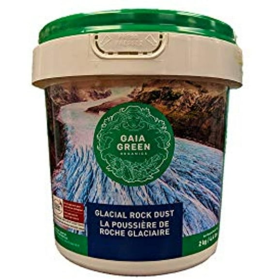 Gaia Green Glacial Rock Dust 2kg - Remineralize Your Soil and Activate The Microorganisms for Healthier Plants and a More Vibrant Garden and Landscape