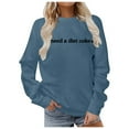 thumbnail image 1 of Chandail en Molleton d'Hiver pour Femmes Mode Festive Imprimé de Noël Col Rond Haut Mignon à Capuche Chandails en Molleton Confortables pour Femmes Chandails en Molleton à Capuche pour Femmes Dames Chandails en Molleton pour Filles Softball Échauffement, 1 of 5