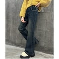thumbnail image 6 of Girls Baggy Jeans Denim Elastic Wasit Wide Leg Pants Teen Girl Clothes Baggy Jeans for Girls, 6 of 9