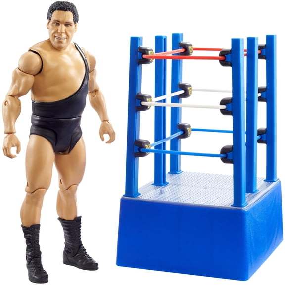 WWE Wrestlemania Moments andre The Giant 6-Inch/15.24 Cm Action Figure & Ring Cart