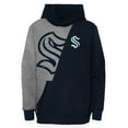 thumbnail image 2 of Preschool Gray/Deep Sea Blue Seattle Kraken Unrivaled Pullover Hoodie, 2 of 3