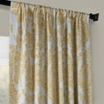 thumbnail image 3 of Half Price Drapes Printed Tea Time Yellow Room Darkening Curtains for Bedroom(1 Panel), 50W X 96L, 3 of 6