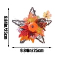 thumbnail image 3 of Halloween Decor Halloween Candy Halloween Inflatables Bat Halloween Five-Star Wall Hanging Artificial Flower Decoration Wreath Ornaments(Buy 2 get 1 free), 3 of 8