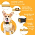 thumbnail image 2 of Minzimin Reflective Dog Collar with Safety Locking Buckle, Adjustable Soft Breathable Nylon Collars for Small, Medium and Large Dogs, 2 of 6