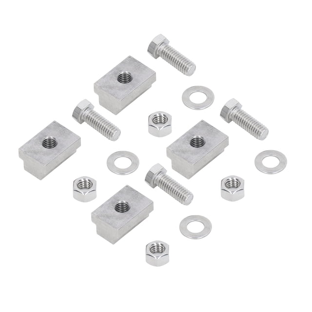 Tornillo Hexadecimal de Tacos, Rieles de Cama Antrustos T Kit de Tuerura de Ranura 4 Colocacia de Alta Resistencia Resistente para la Camioneta de Remolque