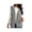 Gray, variant on Zynoxe Women's Fleece Vests With Side Pockets Fashion Solid Color Hooded Vest for Women Long Sleeve Open Front Warm Sleeveless Gilet Double‑Sided Plush Fuzzy Casual Outerwear S
