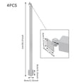 thumbnail image 2 of Square Stair Baluster Posts, Metal Stair Post, Decorative Railing for Stairs (3.15*3.15*39.37in), 2 of 11
