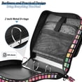 thumbnail image 4 of FORMRS Zipper Binder with Shoulder Strap 2-inch Ring 500 Sheet Capacity File Bag, Colorful Block Pattern, 4 of 5