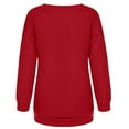thumbnail image 5 of 50% Off Clear! asdoklhq Plus Size Christmas Clothing,Christmas Sweatshirt for Women Oversized Graphic Casual Crewneck Long Sleeve Pullover Sweatshirt Tops Shirt Blouse, 5 of 5