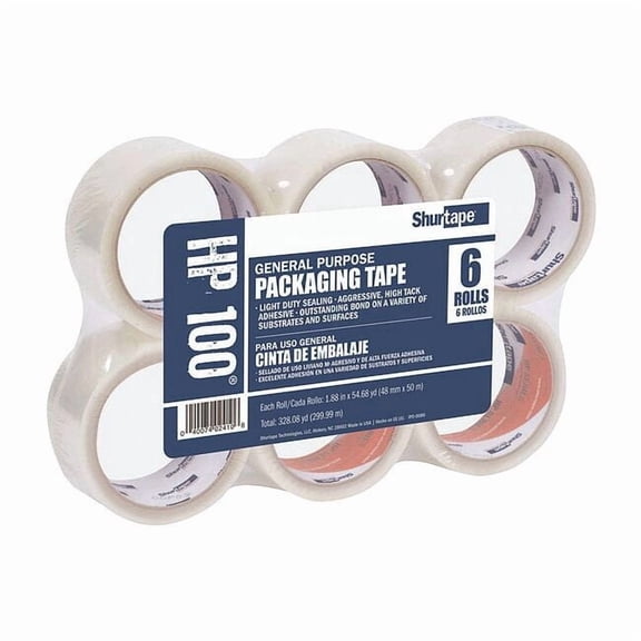 Shurtape Carton Tape,Clear,48mm x 50m,PK36 207141