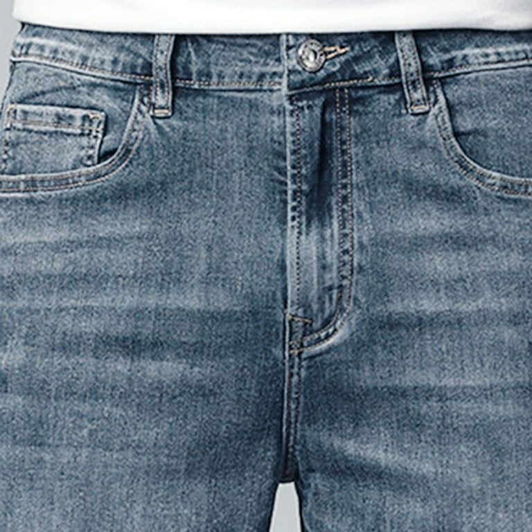 Entyinea Baggy Jean Shorts for Men Jorts Casual Loose Fit