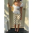 thumbnail image 3 of Women's Red Plaid Knit Elastic Leggings, 3 of 10