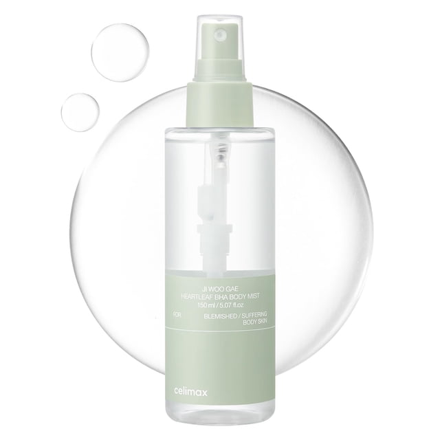 Bruma corporal celimax Heartleaf BHA 150 ml con niacinamida