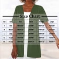 thumbnail image 6 of Jinhomg Women's Lightweight Open-Front Cardigan Casual Short Sleeve Blouse Tops Breathable Comfy Summer Linen Jacket Blue XXL, 6 of 6