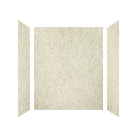 Transolid Ewk603672 Expressions 60" W X 36" D X 72" H Three Panel Shower Wall Kit - Sea