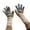Grey, variant on Jesscasday 1 Pair Knitted Gloves Texting Cuff Thermal Gloves 2 Finger Touch Screens Gloves