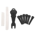 thumbnail image 4 of LHCER Guitar Bridge Pin Kit Guitar Bridge Pin Kit Ox Bone Pillow Puller Remover Instrument Accessories With Saddle Nut, 4 of 8