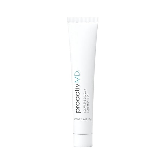 ProactivMD Adapalene Gel Acne Treatment, Prescription Strength Retinoid For Face and Body Acne, 0.1% Solution, 0.5 Oz