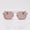 Silver frame light coffee, variant on Metal Frame Retro Flip Polarized Sunglasses for Men and Women, UV400 Protection, TAC Lenses, Vintage Style, Strong and Durable