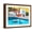 Brown Frame, variant on Art.com Pool Lounge Art Print by Jen Bucheli, White Frame Wall Art, 21" x 17"