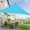 Blue, variant on Giunmcul Outdoor Sun Shade Sail Triangle 3x3x2.8m Silver Coated Sunscreen Cloth Blocks Up to 85 Percent UV for Patio Garden Pool Camping Includes Ropes