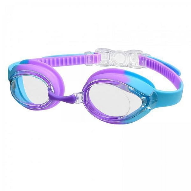 5 Gafas De Natación Cómodas, Sin Fugas, Visión Clara, Gafas De Natación Para Niños Y Niñas, Transparentes Y Moradas