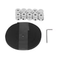 thumbnail image 2 of Kit Roue Synchrone pour Imprimante CNC 3D, Alliage d'Aluminium 20 Roues Synchrones Dent Caoutchouc 6mm Courroie de Distribution Kit, 2 of 8